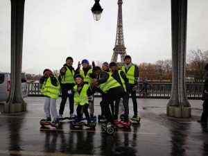 Initiation et Balade en Hoverboard dans Paris pour un EVJF